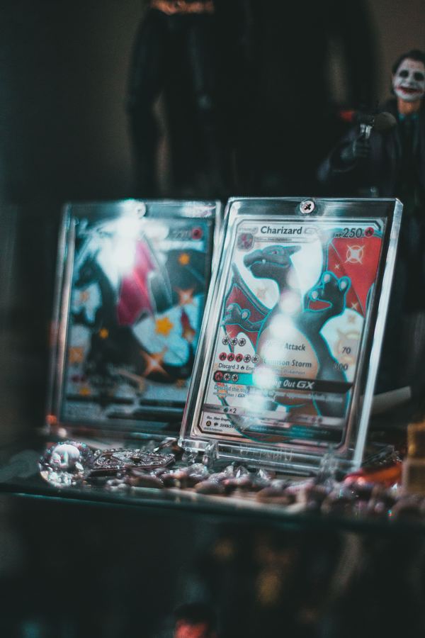 Graded Charizard GX Pokémon trading card on display — KDG Finds trading cards category, South Africa